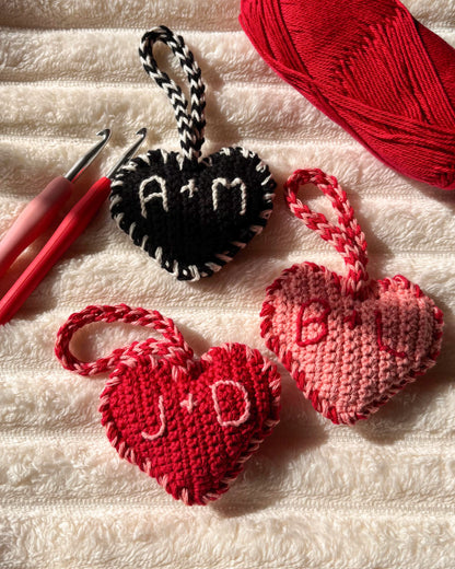 Personalized Initials Heart Charm