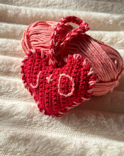 Personalized Initials Heart Charm