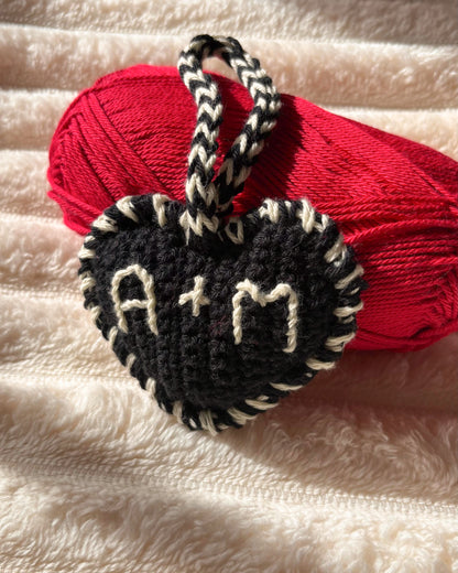 Personalized Initials Heart Charm