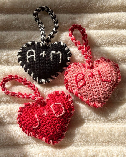 Personalized Initials Heart Charm