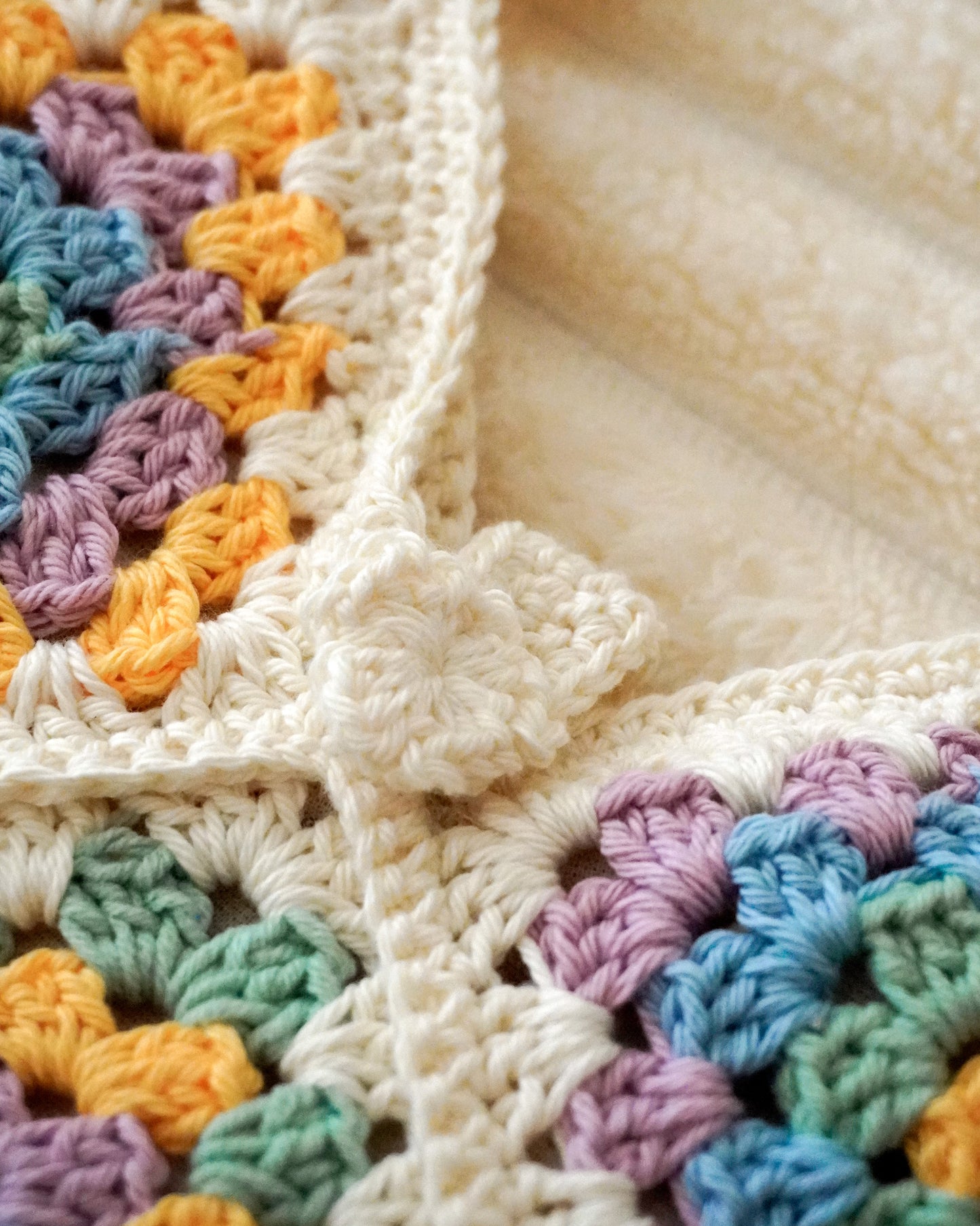 Pastel Granny Square HandBag
