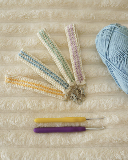 Pastel Wrist Keychain