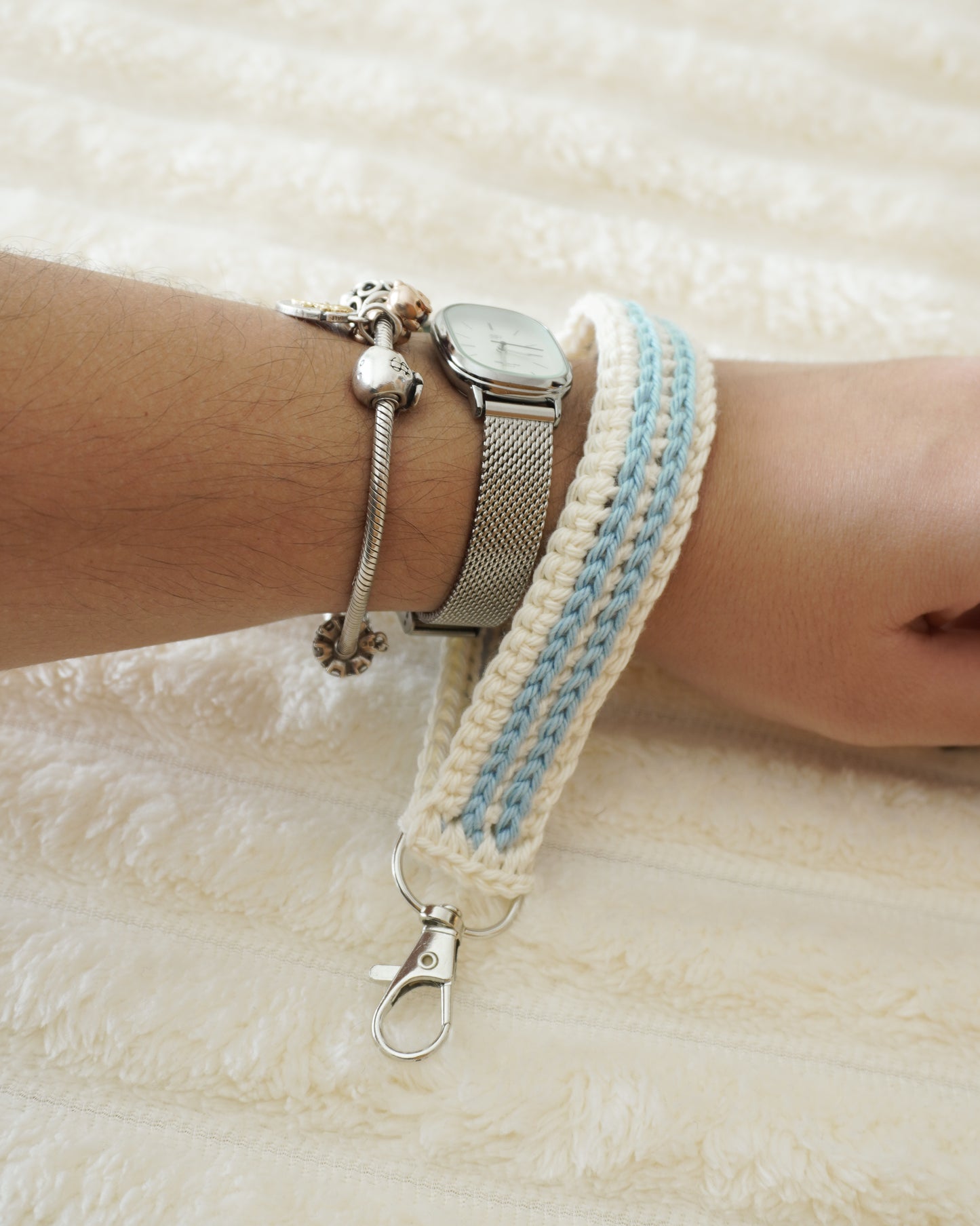 Pastel Wrist Keychain