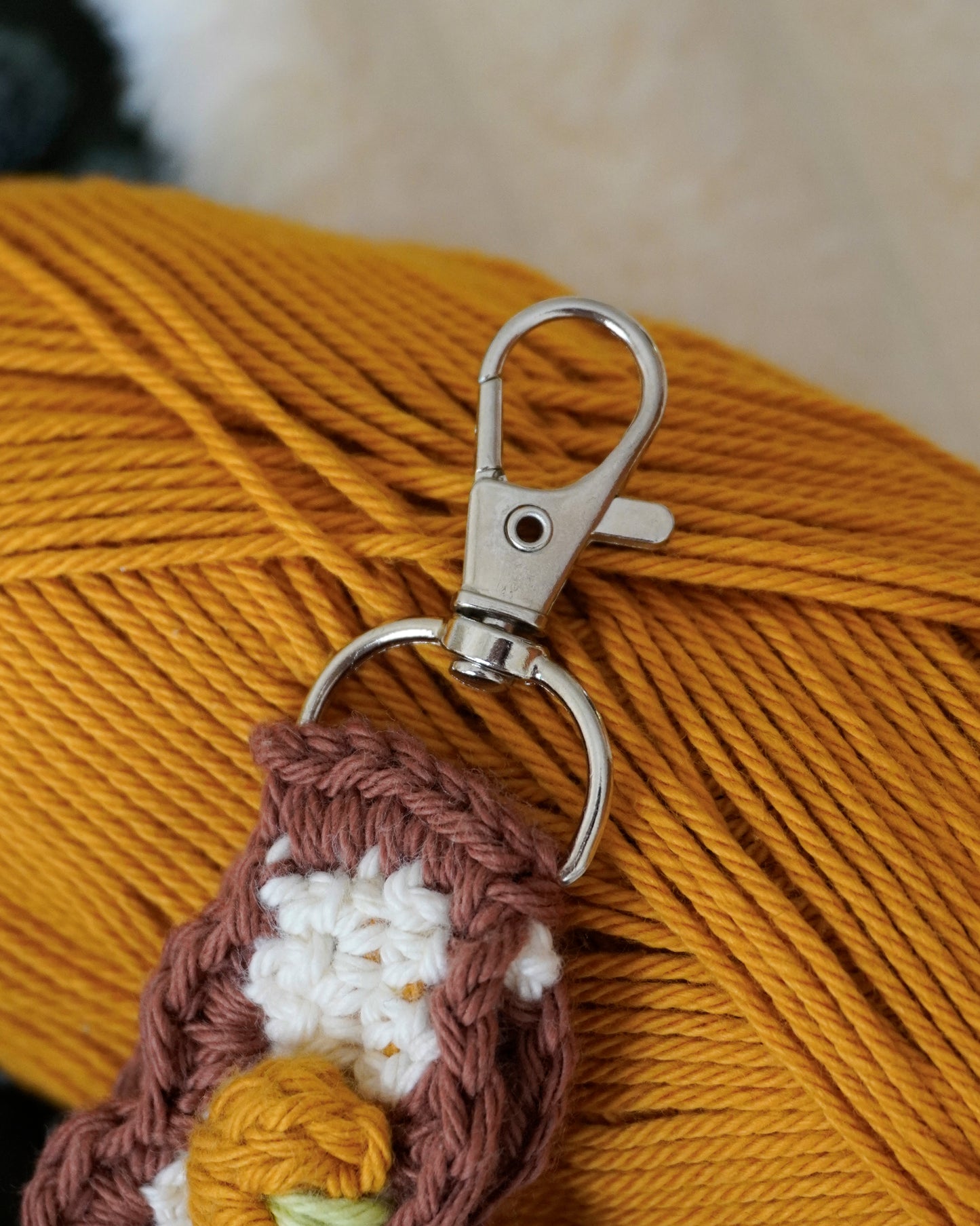 Pumpkin Wrist Keychain